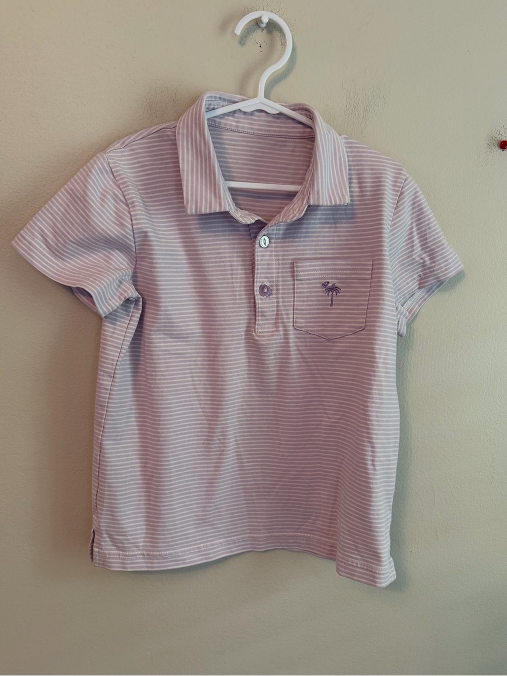 Serendipity Purple Striped Polo Shirt